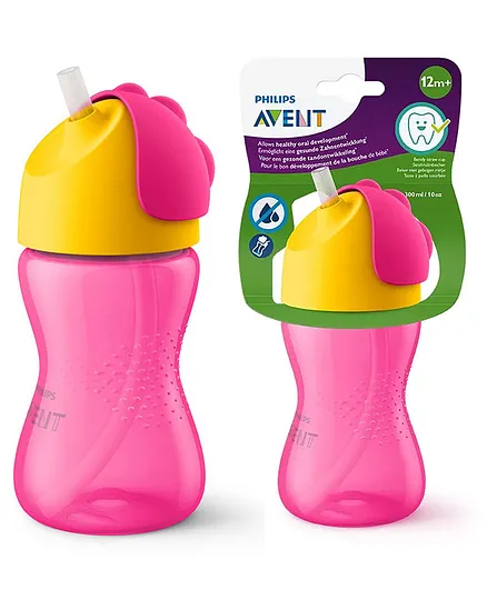 Avent Bendy Straw Cup - 300 ml (Color May Vary)
