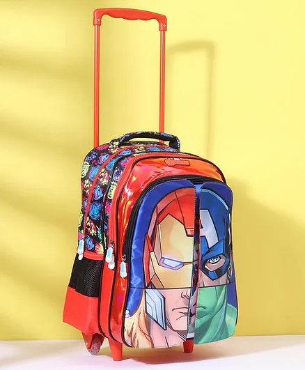 Marvel Avengers Assemble Flap School Bag Multicolor - 16 Inches