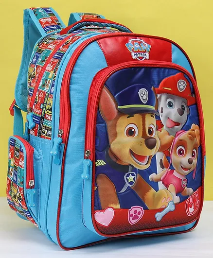 Paw Patrol School Bag Blue - 16 inches