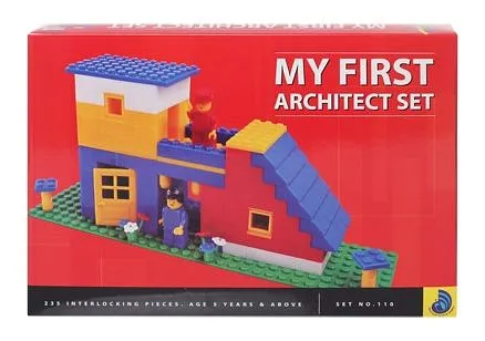 Peacock My First Architect Set Multi Color - 235 Pieces