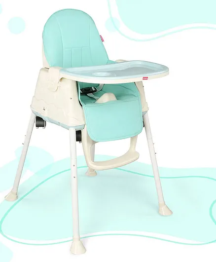 Babyhug 3 in 1 Comfy High Chair - Blue (Assembly Video Available)