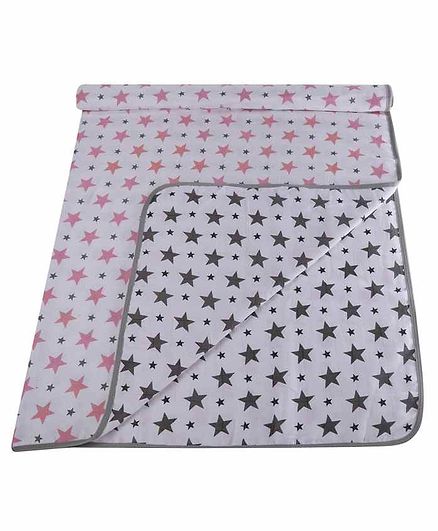 Haus Kinder Cotton Muslin Triple Layer Baby Blanket Cum Dohar