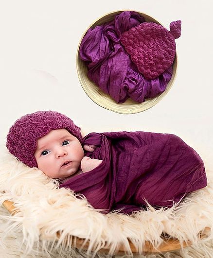 swaddle wrap with cap