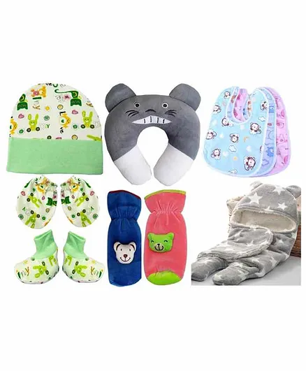 Brandonnn Infant Combo Gift Set Pack of 10 - Multicolour