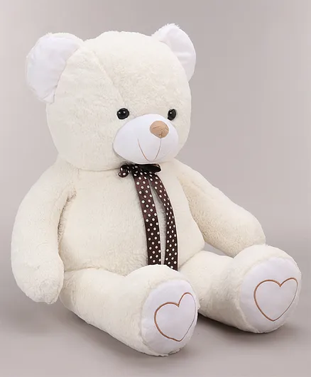 Babyhug Plush Teddy Bear Soft Toy Cream - Height 91 cm