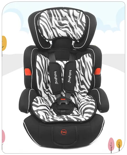 Babyhug Safe Journey Forward Facing Car Seat - Zebra Print