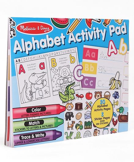 melissa and doug alphabet activity pad