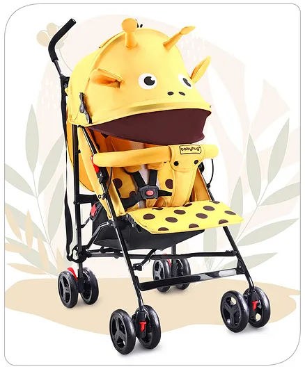 Babyhug Lil Giffee Baby Stroller - Yellow