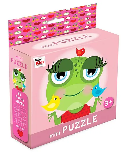 Braino kids Mini Puzzle Frog - Pink