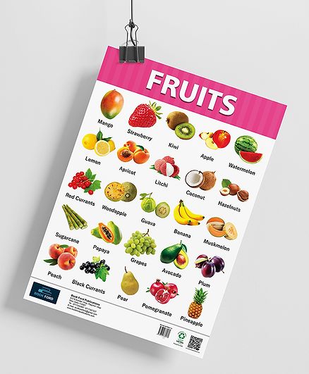 Fruits Chart In English