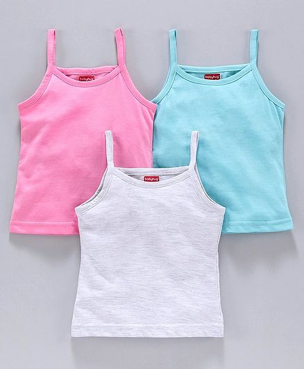 5 Pack of Girls White 100/% Cotton Vests