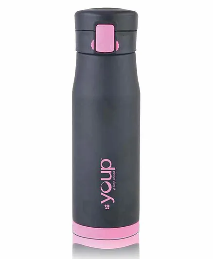 Youp Thermosteel Water Bottle Yp601 Pink - 600 ml