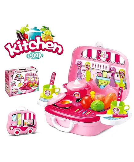 Yamama Pretend Play Kitchen Set - Pink