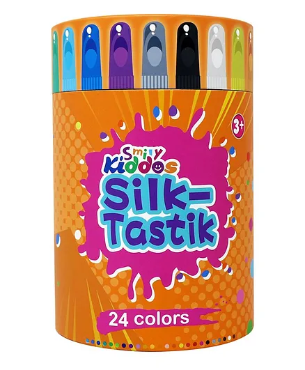 Smilykiddos Silky Crayon Set - Pack Of 24