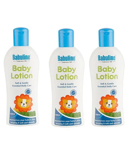 Babuline Baby Lotion Pack of 3 - 100 ml