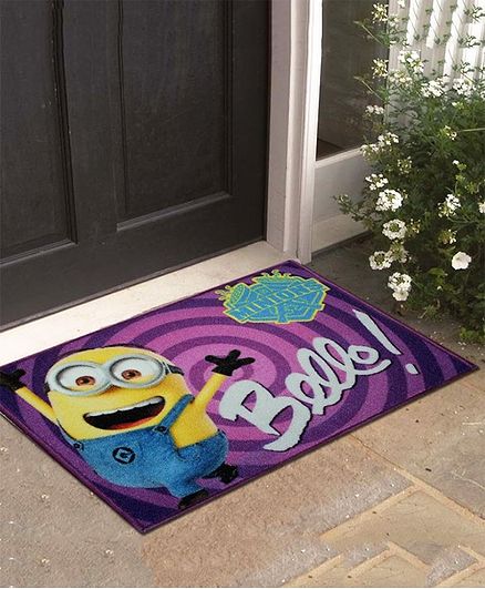 Athom Trendz Minions Kids Door Mat Purple Online In India Buy At