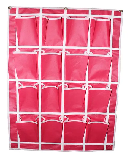 Fabura Hanging Organiser Pockets - Pink