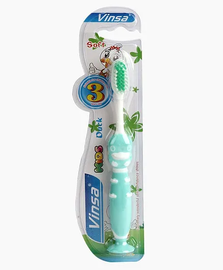Passion Petals Duck Design Toothbrush - Green