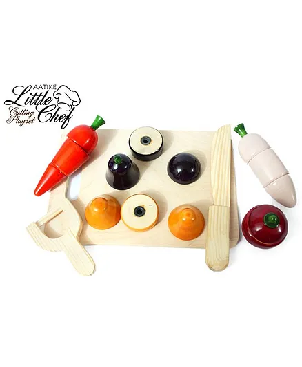 Aatike Little Chef Cutting Play Set - 8 Pieces