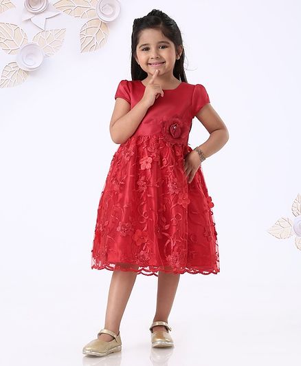 red frock for 6 year girl