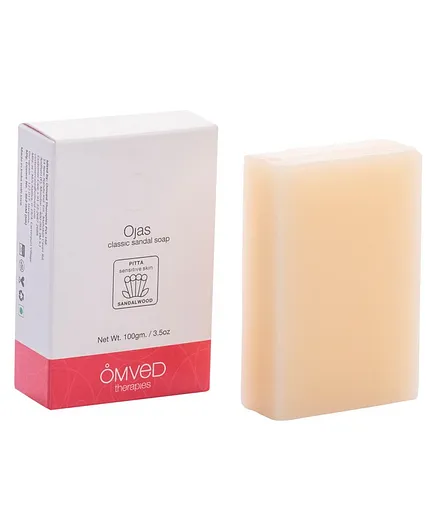 Omved Ojas Sandalwood Essential Oil Soap - 100 gm