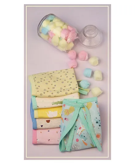 Lollipop Lane Foam Cushioned Cloth Diapers With Adjustable String - Pack of 6