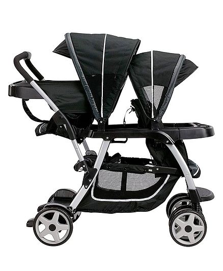 click and connect double stroller