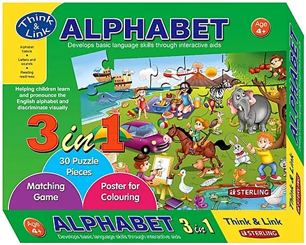 Sterling 3 in 1 Alphabet Puzzles 