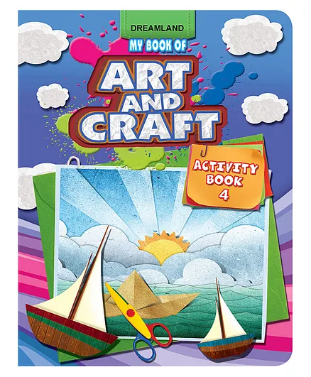 Dreamland Art & Craft Activity Book 4 for Children- Drawing, Colouring and Craft Activity
