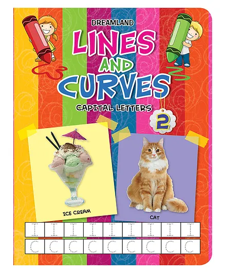 Dreamland Lines and Curves Capital Letters Writing Book 2 