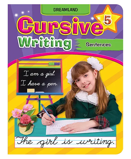 Dreamland Sentences Cursive Writing Book 5 for Children- Handwriting Practice Book
