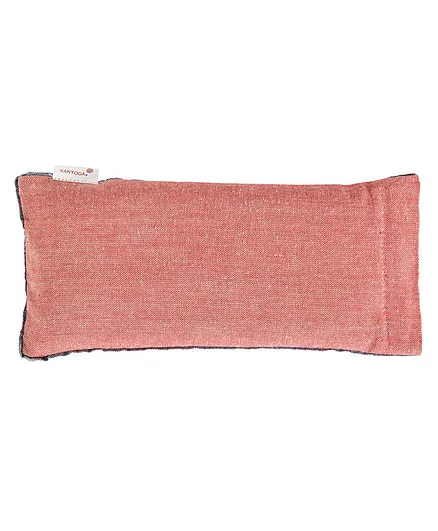 Kanyoga Eye Pillow With Lavender And Flaxseed Filling - Red Blue