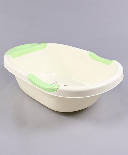 Baby Bath Tub Medium Size Green Off White Online In India Buy At Best Price From Firstcry Com 3213031