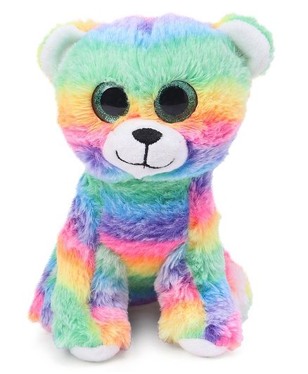 multicolor teddy bear