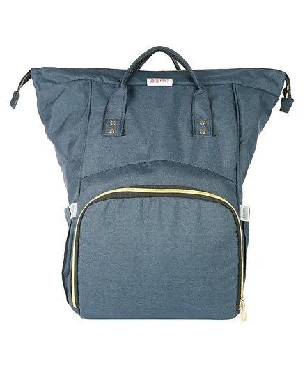 VParents Lovie Dovie Multipurpose Diaper Bag cum Mother Bag Backpack with 13 Pockets - Blue
