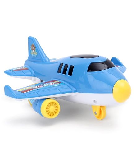 blue aeroplane toy