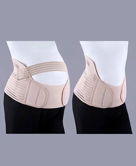 Babyhug Extra Large Size Pre Maternity Corset Belt For Pregnancy Support - Beige
