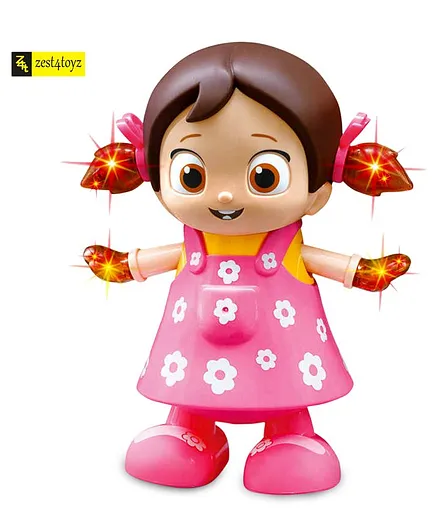 Zest 4 Toyz Musical Dancing Doll With Lights - Pink