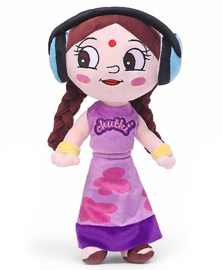 Chhota Bheem Chutki Soft Toy Purple Height 31 Cm Online