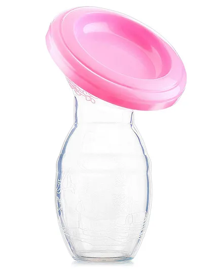 Babyhug Premium Silicone Manual Breast Pump - Pink