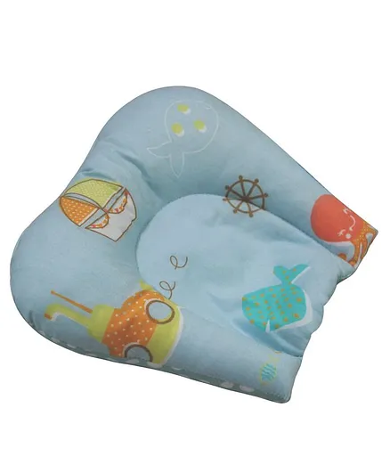 Abracadabra Reversible Cavity Head Support Pillow - Blue