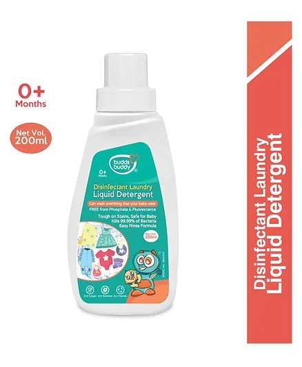 Buddsbuddy Disinfectant Laundry Liquid Detergent - 200 ml