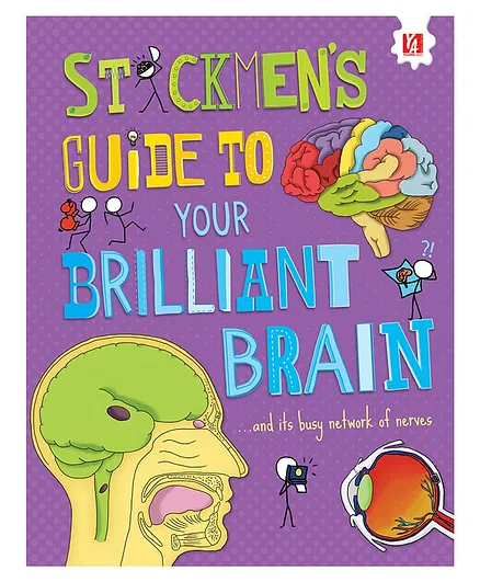 Young Angels Stickmen's Guide to Your Brilliant Brain Knowledge Book by John Farndon - English