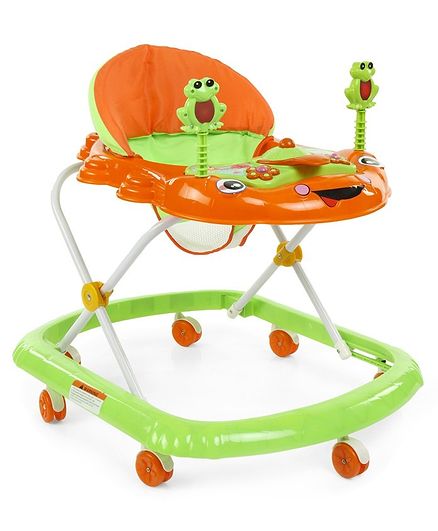 orange baby walker