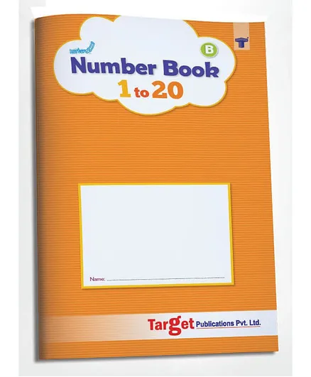 Target Publications Nurture Number Writing Books for Kids Part B - English