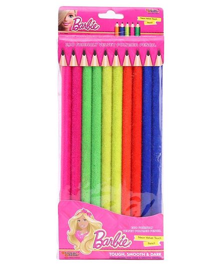 barbie pencil set