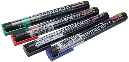 Camlin Permanent Marker Pen - 4 Pieces