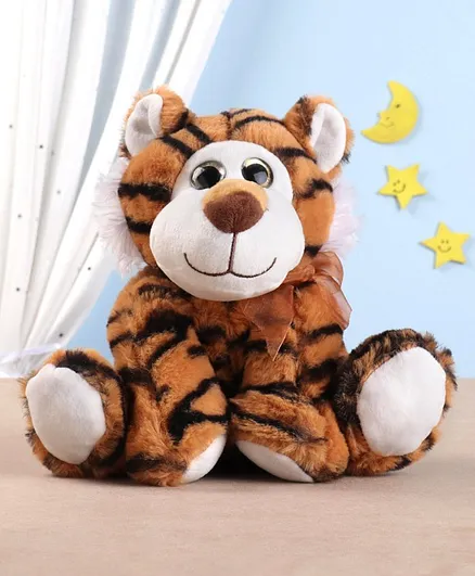 Starwalk Sitting Tiger Plush Toy Brown - Height 23 cm 