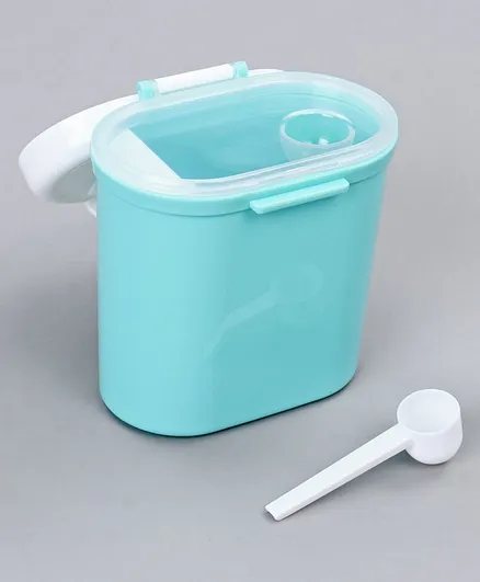 Milk Powder Container With Spoon Green - 850 ml