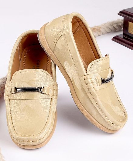 boys cream loafers